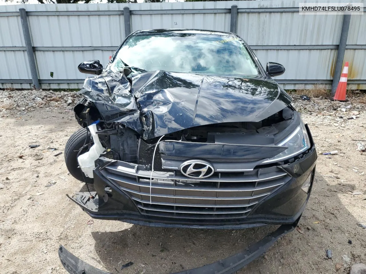 KMHD74LF5LU078495 2020 Hyundai Elantra Se