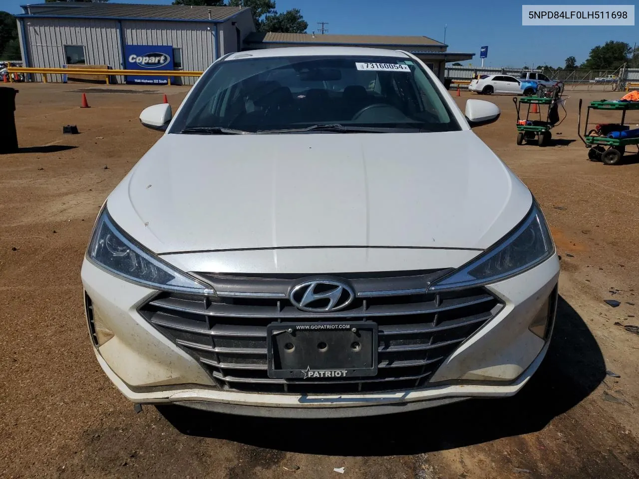 5NPD84LF0LH511698 2020 Hyundai Elantra Sel