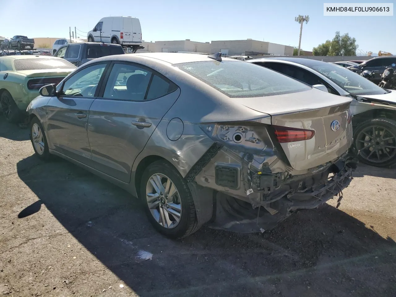 2020 Hyundai Elantra Sel VIN: KMHD84LF0LU906613 Lot: 73241724