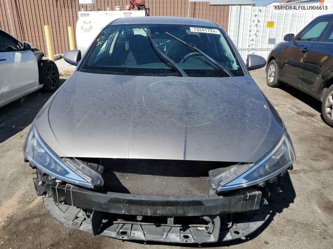 2020 Hyundai Elantra Sel VIN: KMHD84LF0LU906613 Lot: 73241724