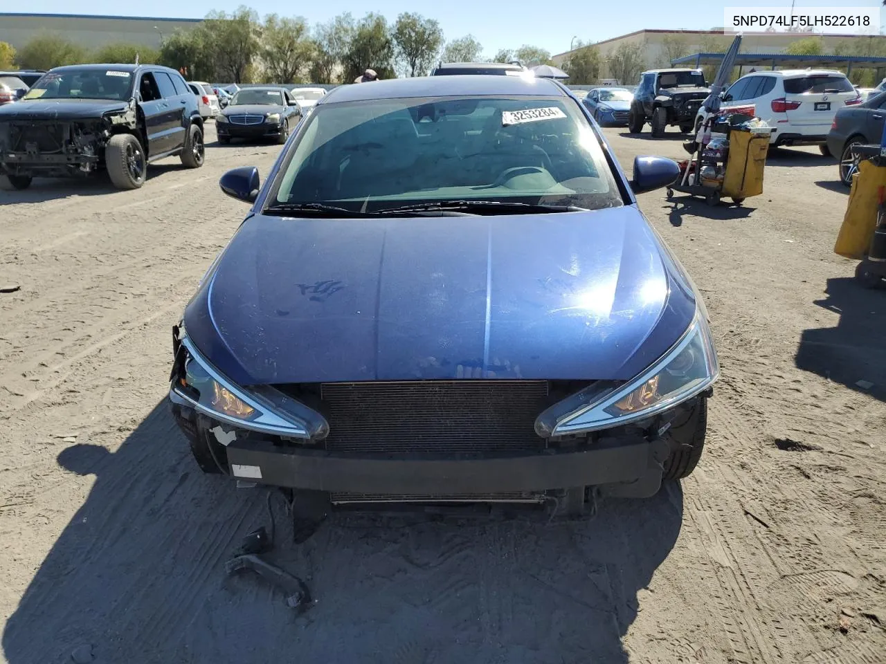 2020 Hyundai Elantra Se VIN: 5NPD74LF5LH522618 Lot: 73253284