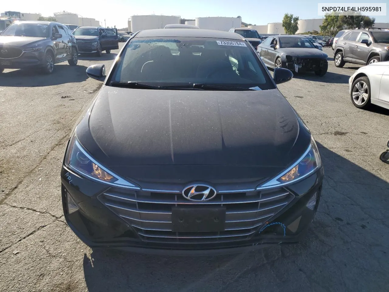 2020 Hyundai Elantra Se VIN: 5NPD74LF4LH595981 Lot: 73350784