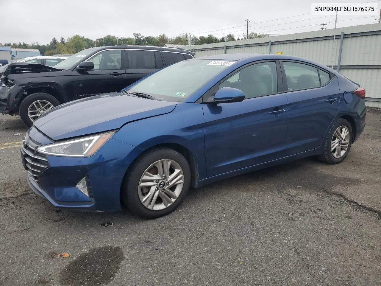 2020 Hyundai Elantra Sel VIN: 5NPD84LF6LH576975 Lot: 73375364