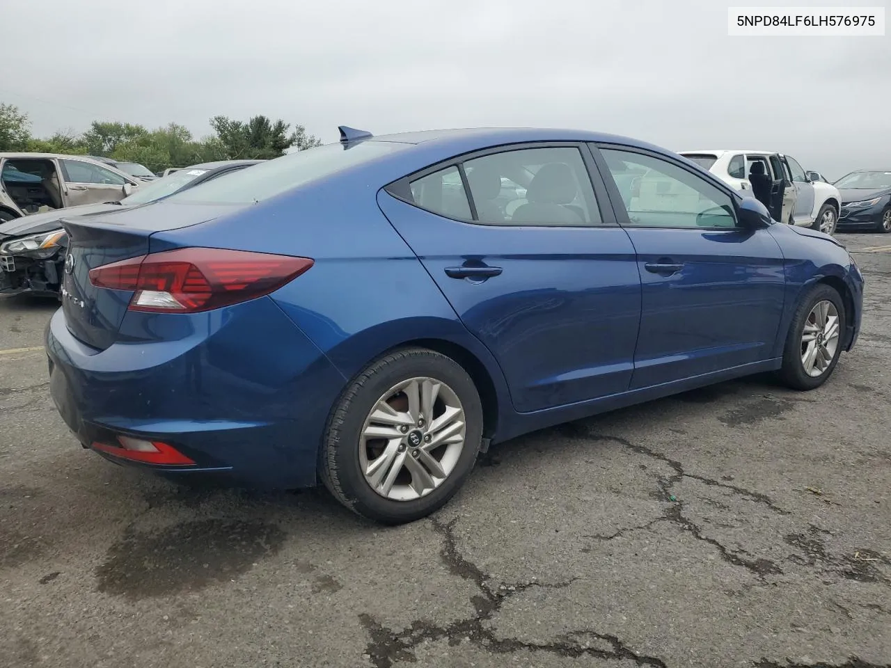 2020 Hyundai Elantra Sel VIN: 5NPD84LF6LH576975 Lot: 73375364