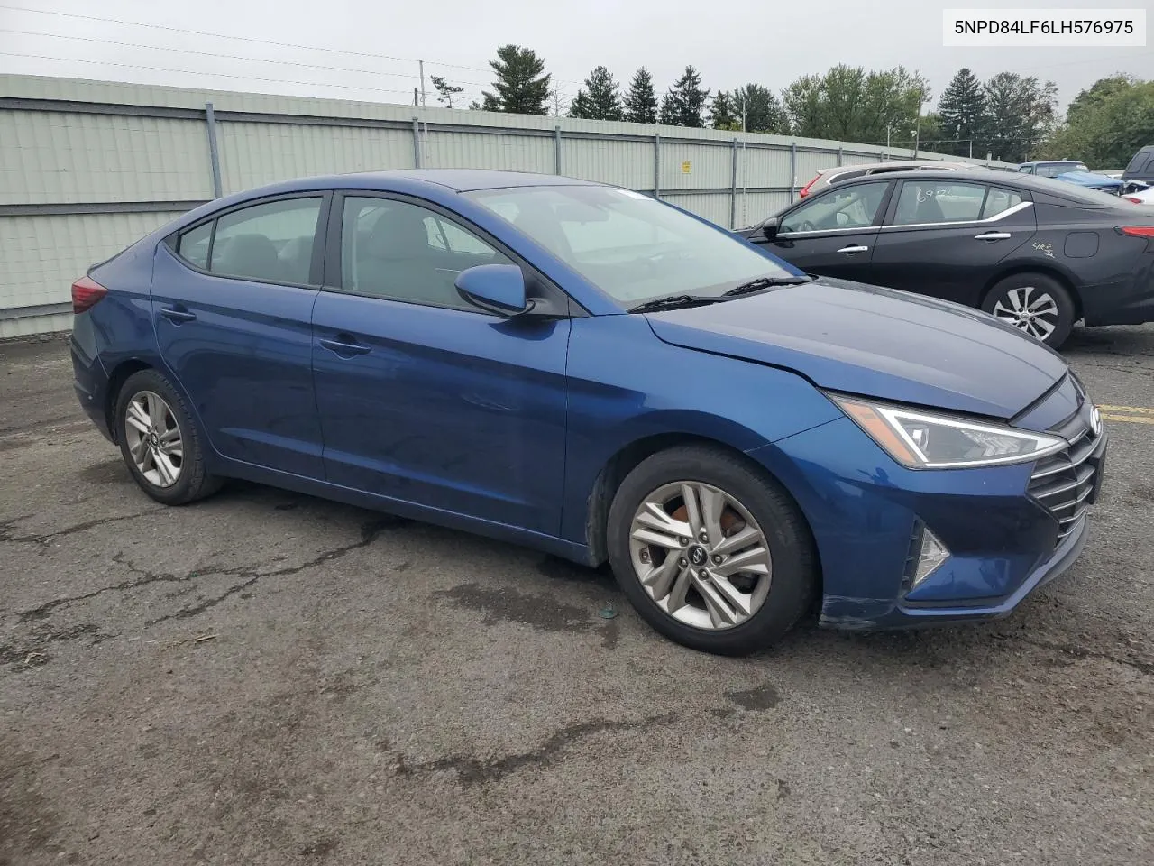 2020 Hyundai Elantra Sel VIN: 5NPD84LF6LH576975 Lot: 73375364