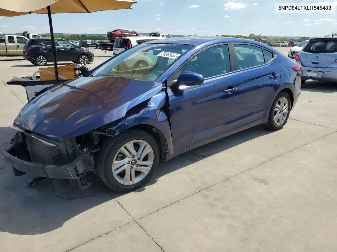 5NPD84LFXLH546488 2020 Hyundai Elantra Sel