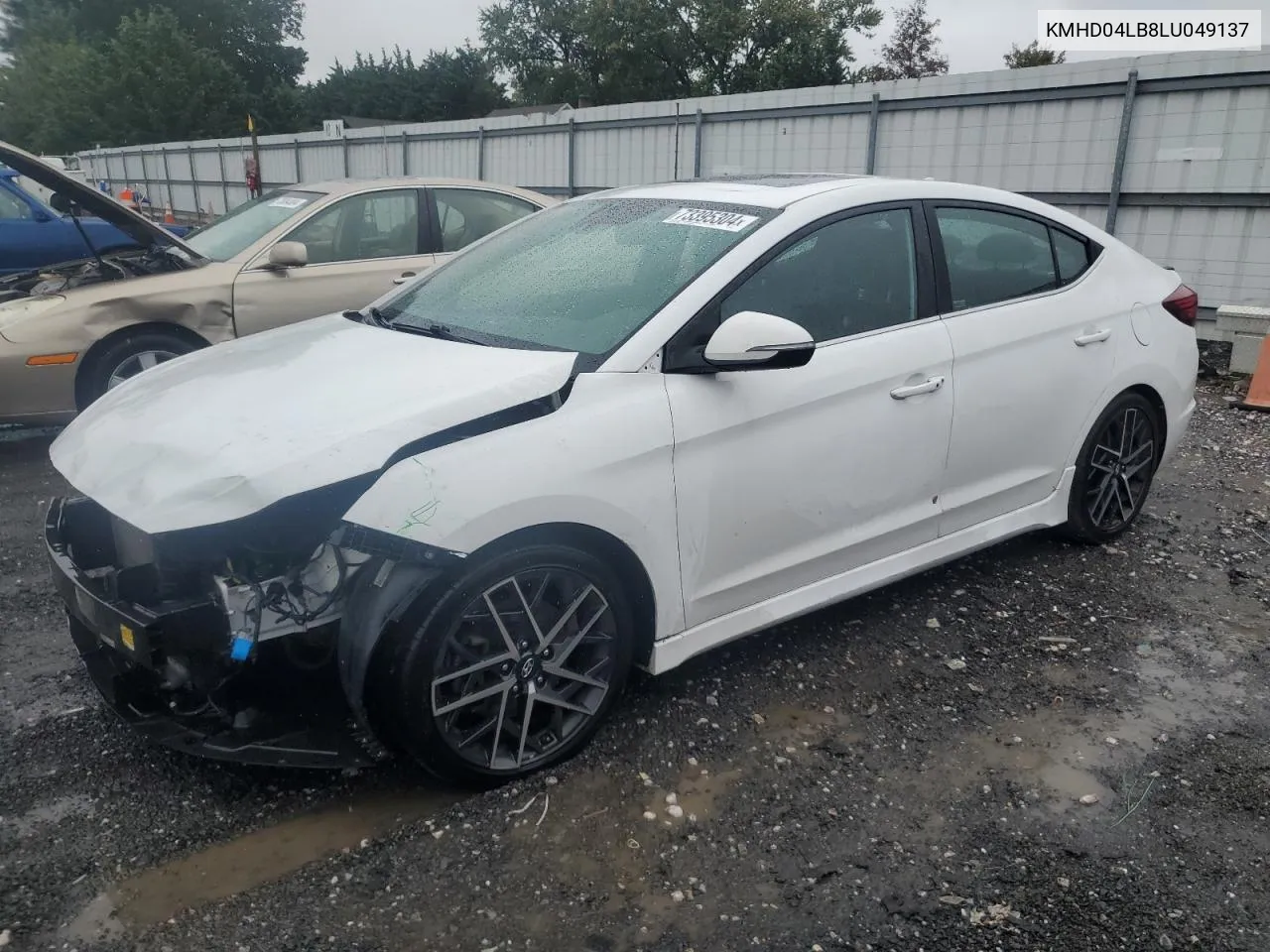 KMHD04LB8LU049137 2020 Hyundai Elantra Sport