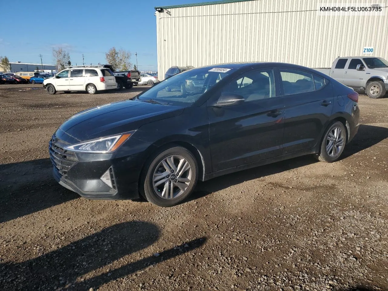 2020 Hyundai Elantra Sel VIN: KMHD84LF5LU063735 Lot: 73399454