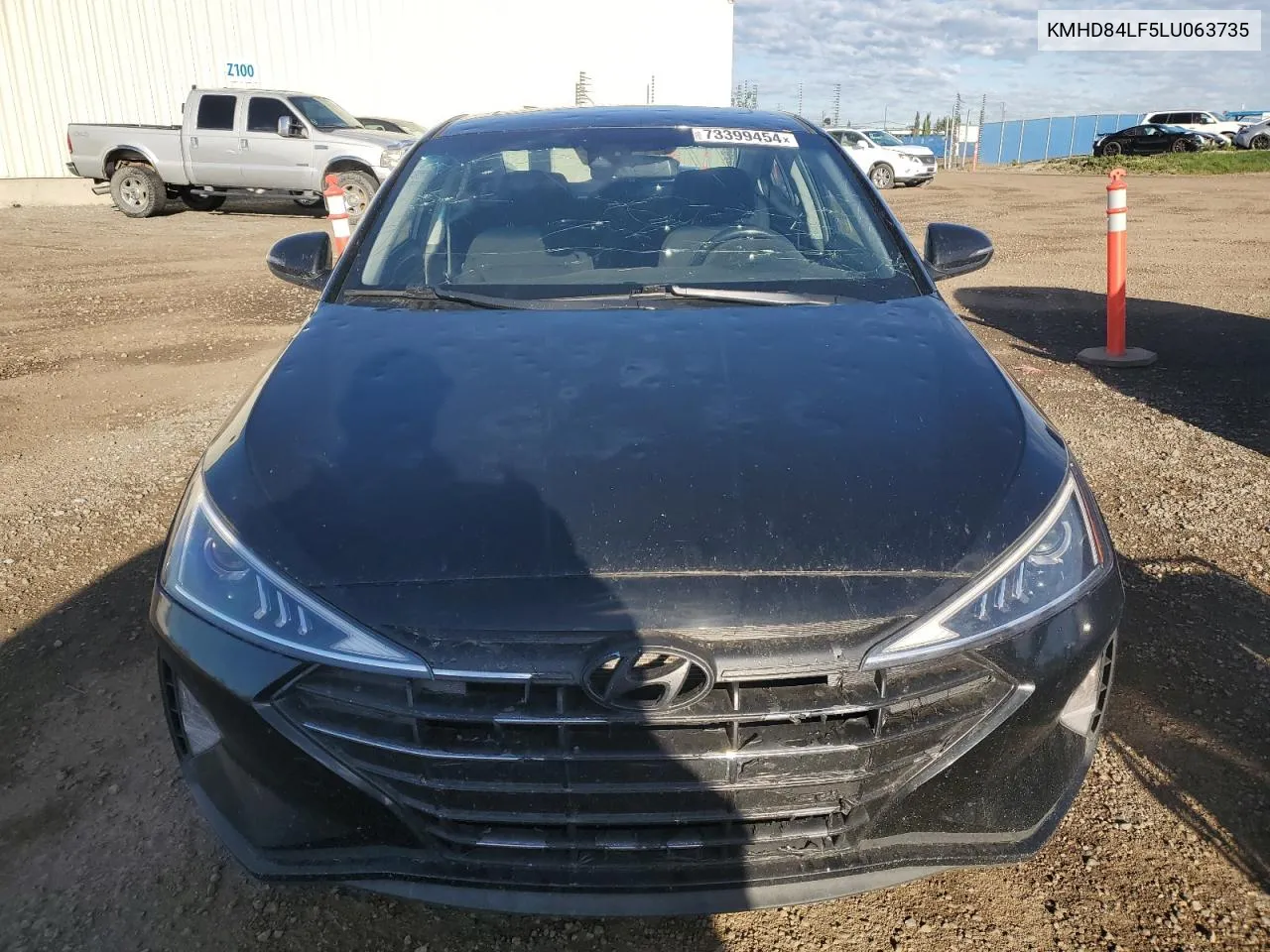 2020 Hyundai Elantra Sel VIN: KMHD84LF5LU063735 Lot: 73399454