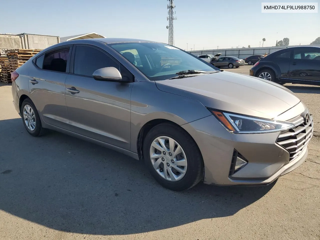 2020 Hyundai Elantra Se VIN: KMHD74LF9LU988750 Lot: 73426684