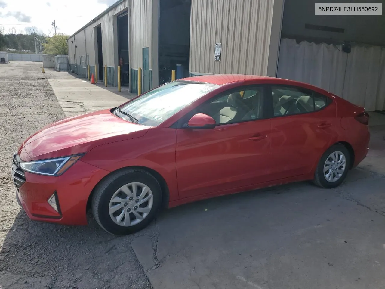 2020 Hyundai Elantra Se VIN: 5NPD74LF3LH550692 Lot: 73524554