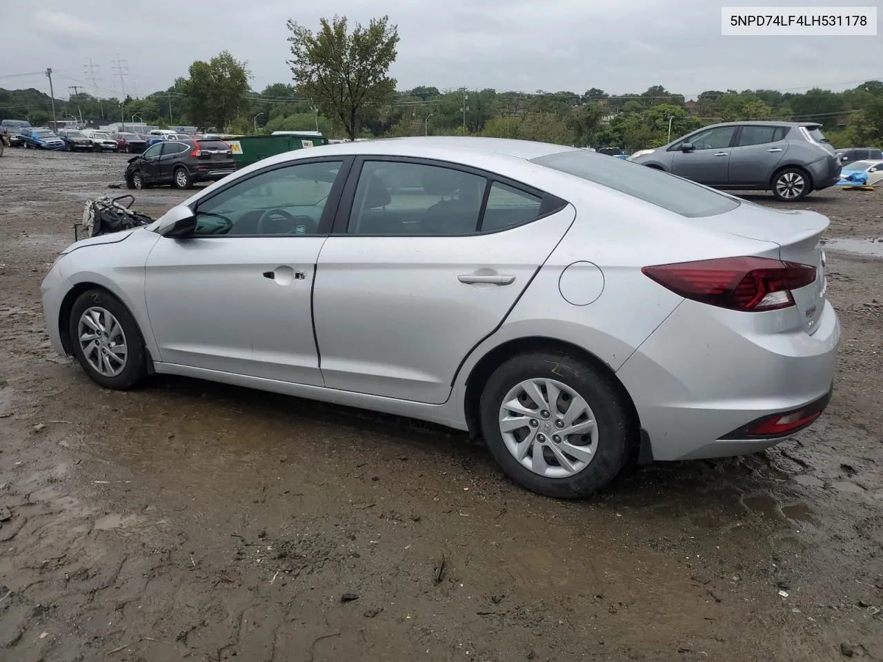 2020 Hyundai Elantra Se VIN: 5NPD74LF4LH531178 Lot: 73601034