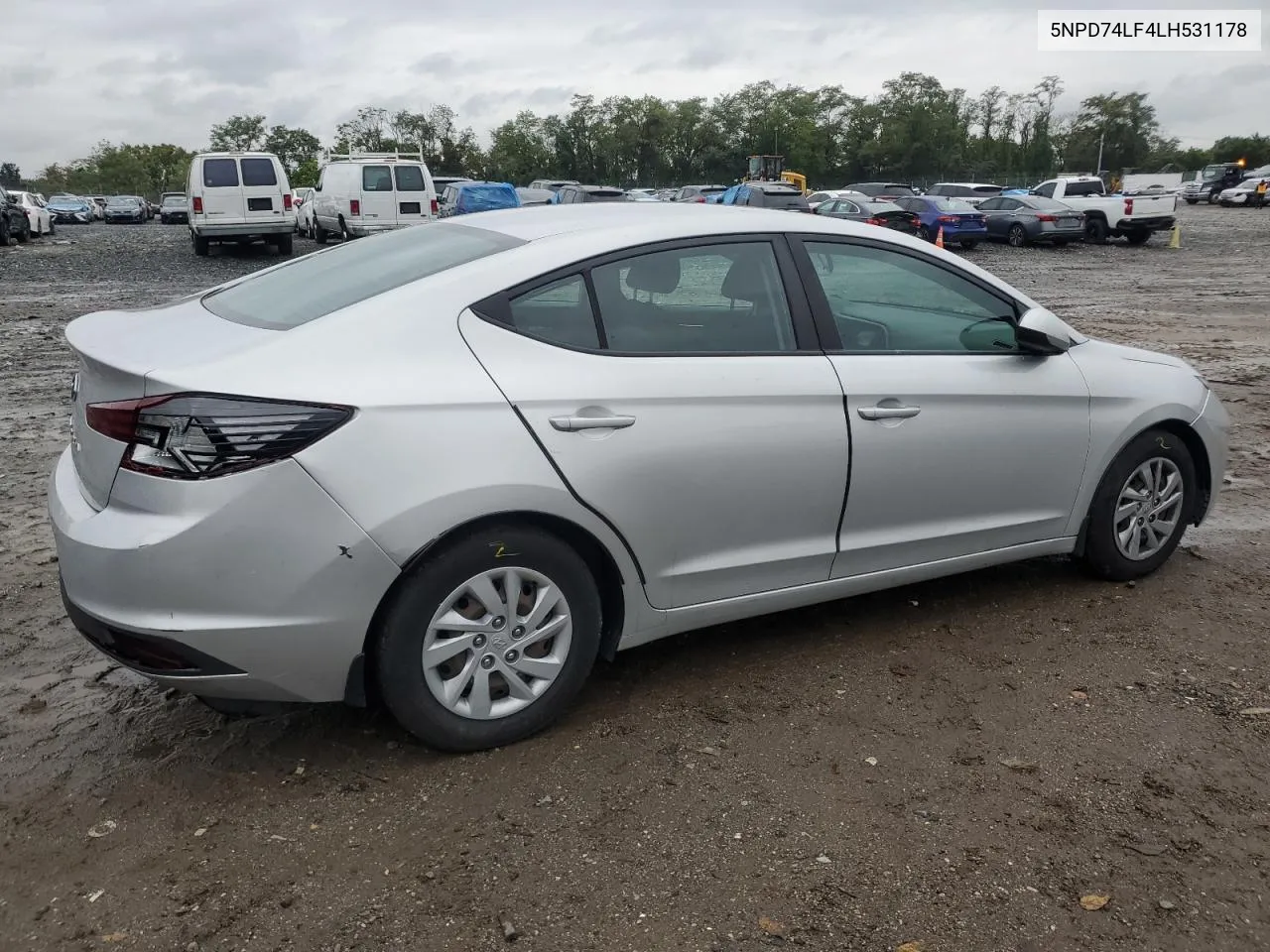 2020 Hyundai Elantra Se VIN: 5NPD74LF4LH531178 Lot: 73601034