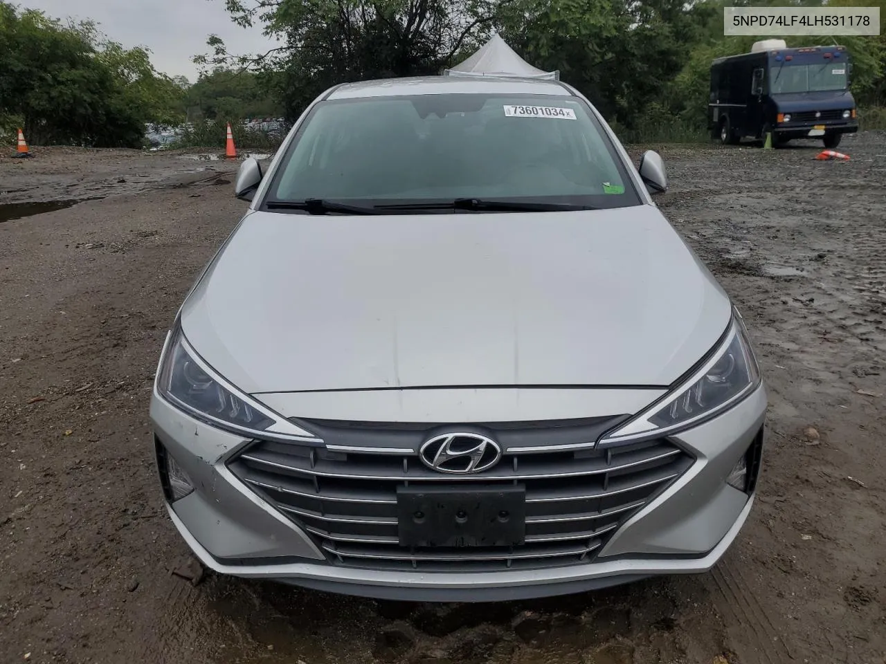 2020 Hyundai Elantra Se VIN: 5NPD74LF4LH531178 Lot: 73601034