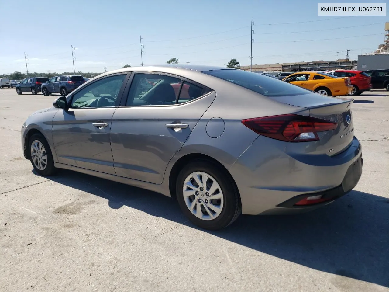 2020 Hyundai Elantra Se VIN: KMHD74LFXLU062731 Lot: 73608134