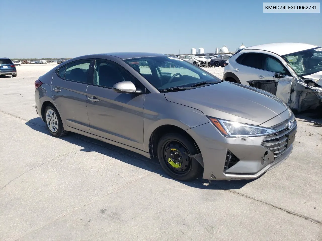 2020 Hyundai Elantra Se VIN: KMHD74LFXLU062731 Lot: 73608134