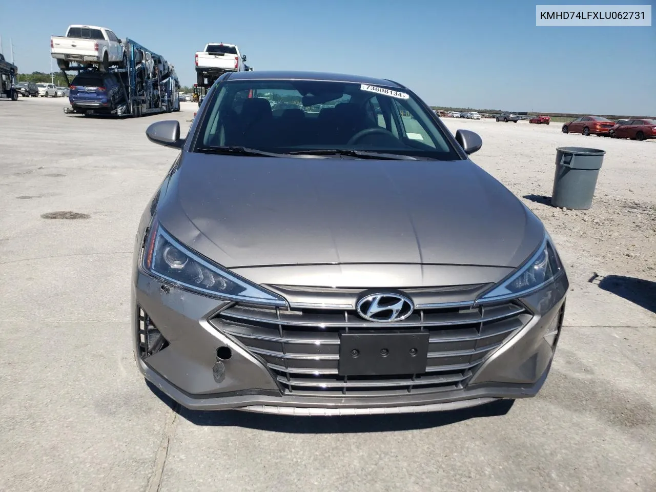 2020 Hyundai Elantra Se VIN: KMHD74LFXLU062731 Lot: 73608134