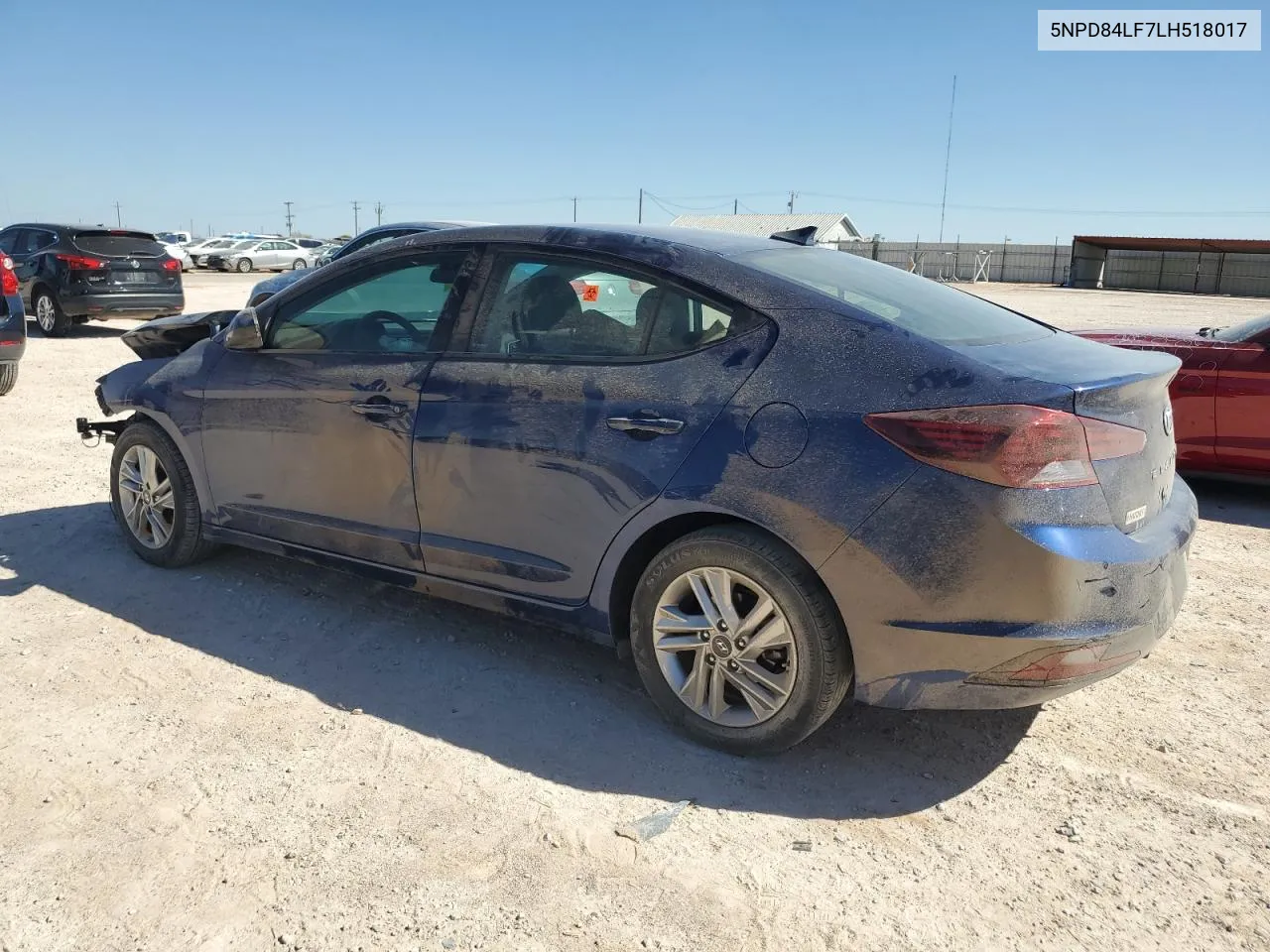 2020 Hyundai Elantra Sel VIN: 5NPD84LF7LH518017 Lot: 73609224