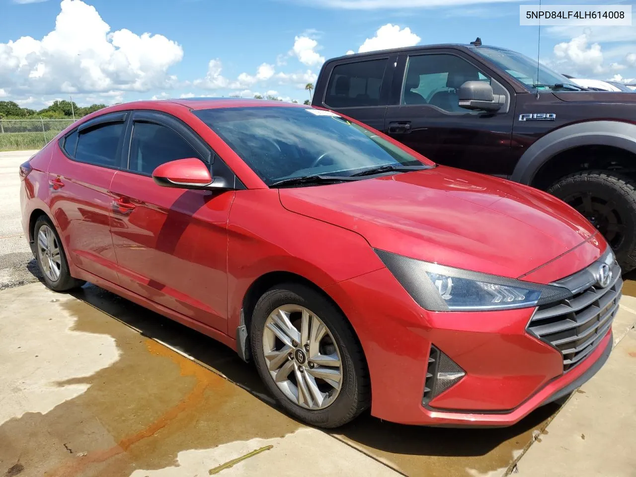 5NPD84LF4LH614008 2020 Hyundai Elantra Sel