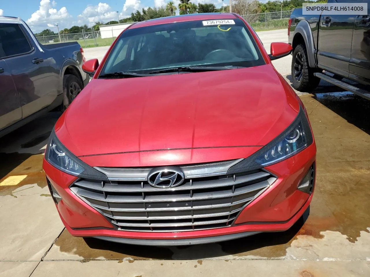 5NPD84LF4LH614008 2020 Hyundai Elantra Sel