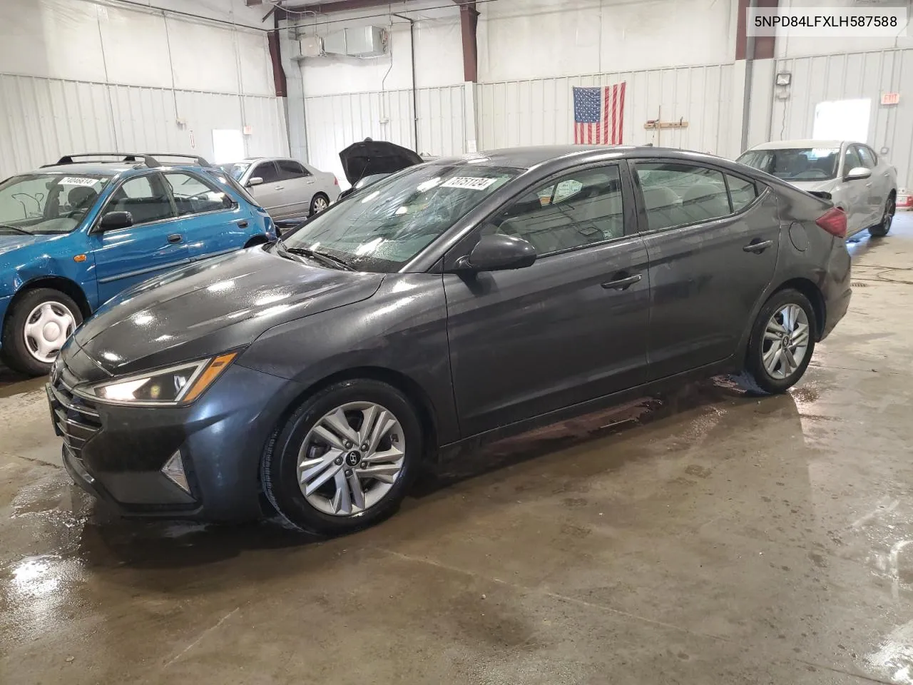 2020 Hyundai Elantra Sel VIN: 5NPD84LFXLH587588 Lot: 73751124