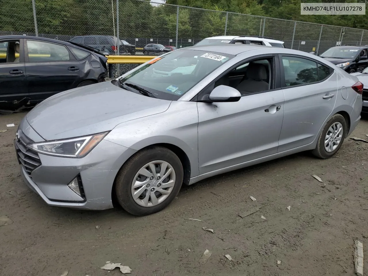 KMHD74LF1LU107278 2020 Hyundai Elantra Se