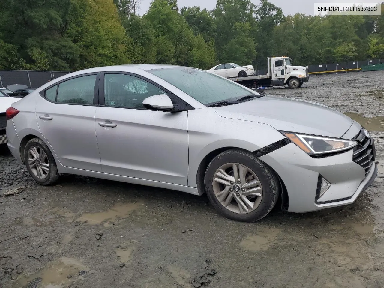 2020 Hyundai Elantra Sel VIN: 5NPD84LF2LH537803 Lot: 73790654