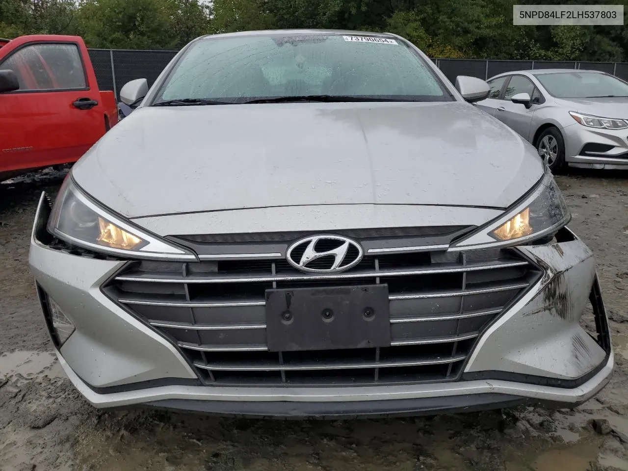 2020 Hyundai Elantra Sel VIN: 5NPD84LF2LH537803 Lot: 73790654