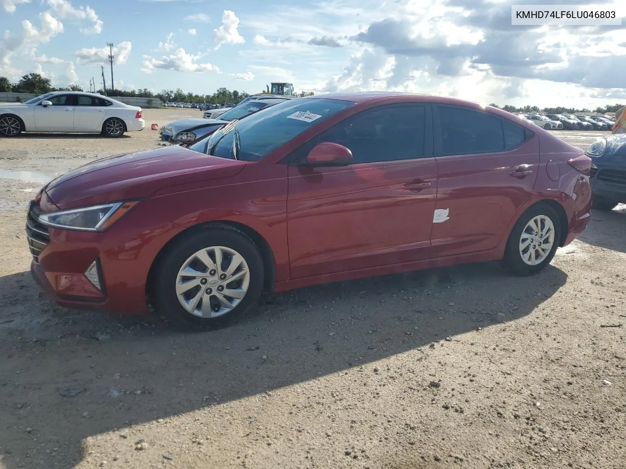 2020 Hyundai Elantra Se VIN: KMHD74LF6LU046803 Lot: 73887444