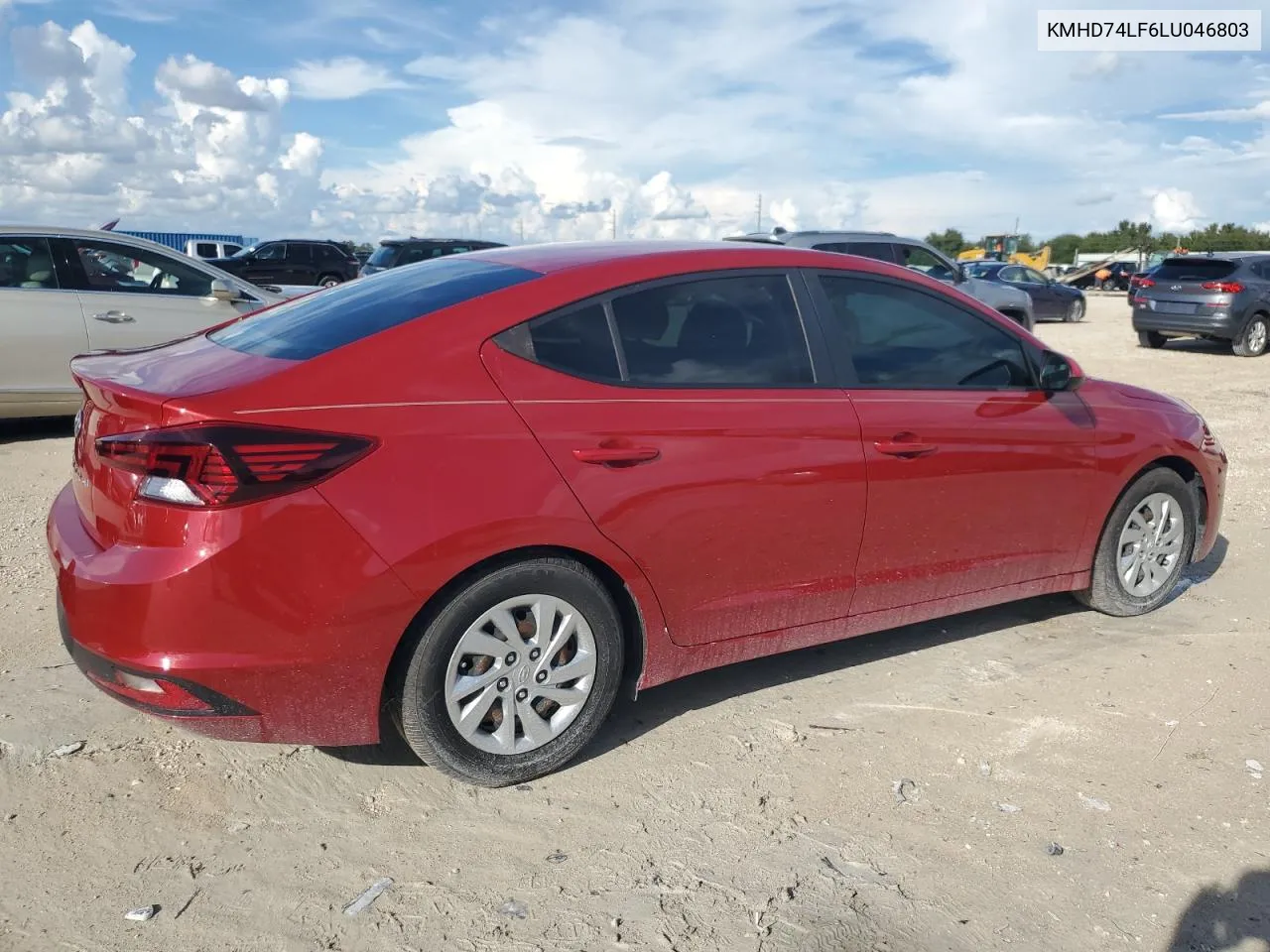 2020 Hyundai Elantra Se VIN: KMHD74LF6LU046803 Lot: 73887444