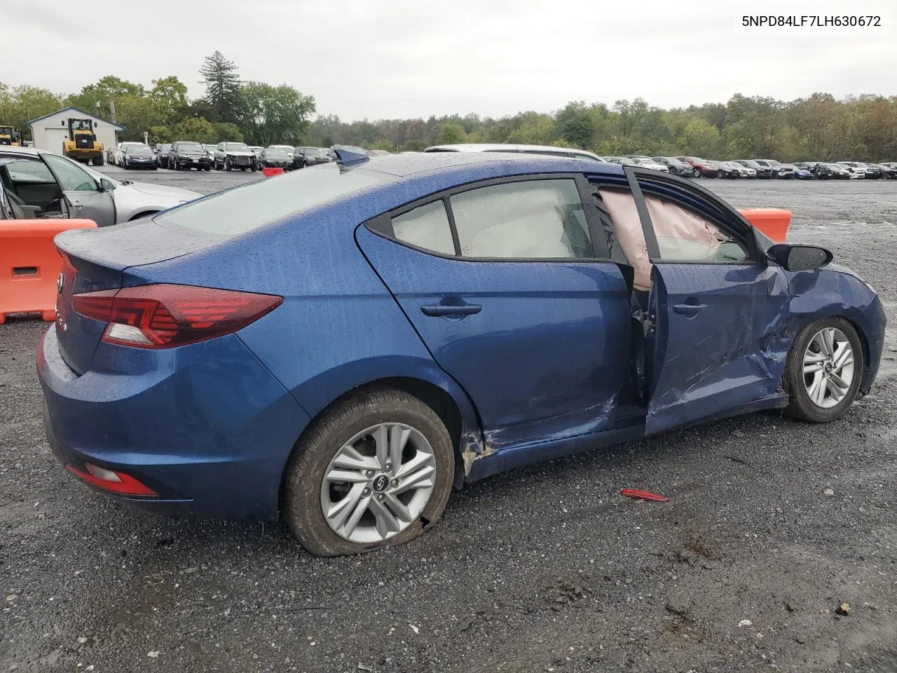 2020 Hyundai Elantra Sel VIN: 5NPD84LF7LH630672 Lot: 74010234