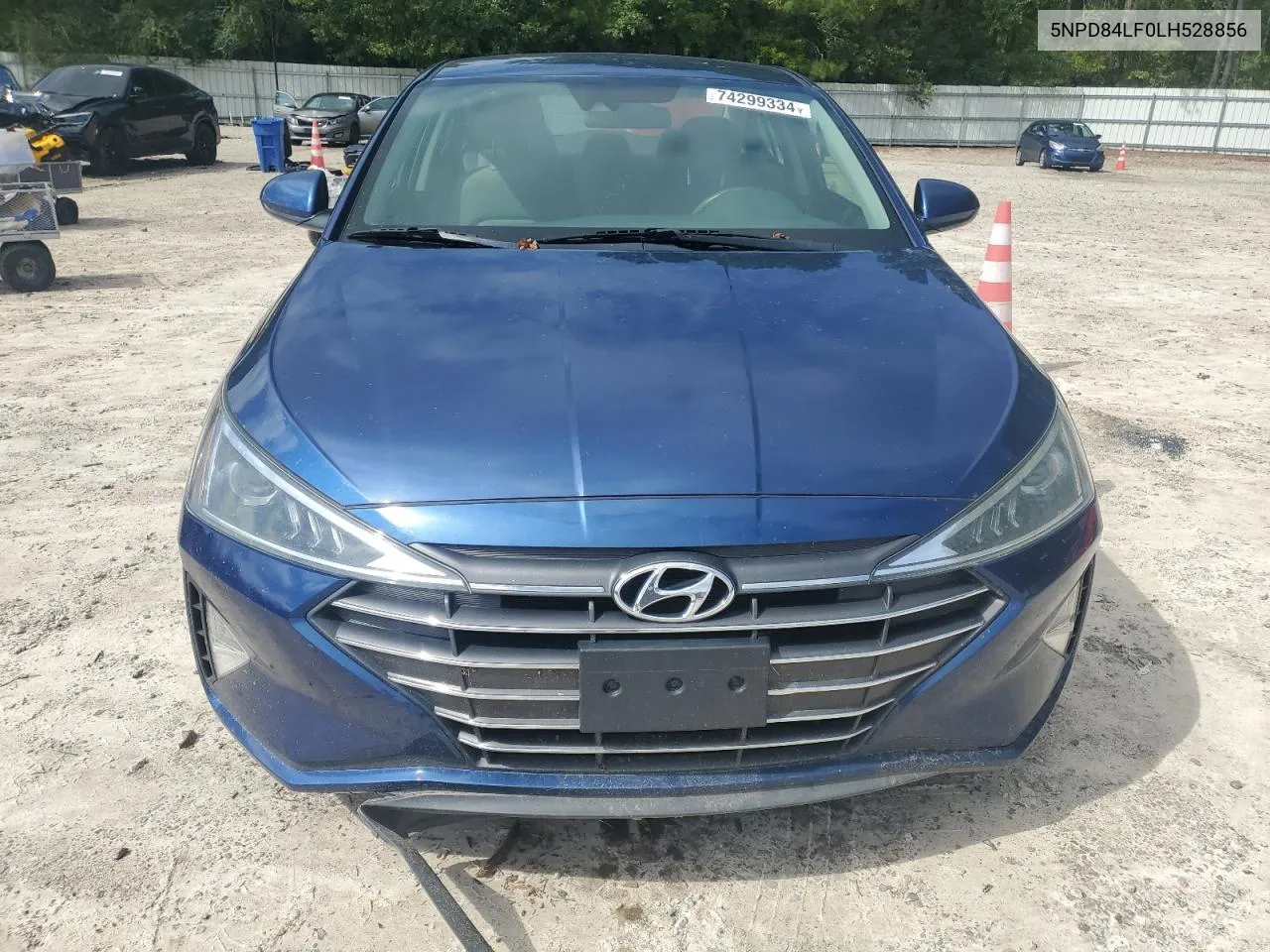 2020 Hyundai Elantra Sel VIN: 5NPD84LF0LH528856 Lot: 74299334