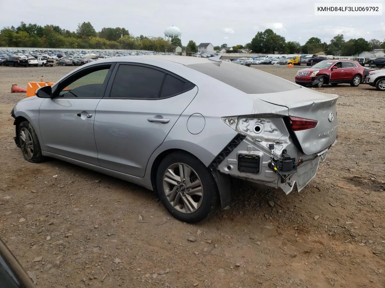 2020 Hyundai Elantra Sel VIN: KMHD84LF3LU069792 Lot: 74489424