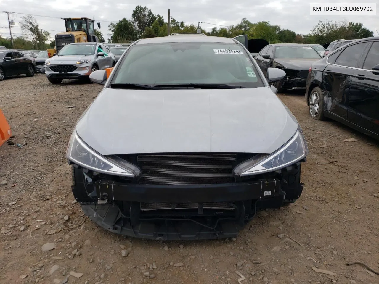 2020 Hyundai Elantra Sel VIN: KMHD84LF3LU069792 Lot: 74489424