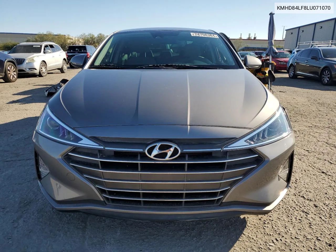 2020 Hyundai Elantra Sel VIN: KMHD84LF8LU071070 Lot: 74708384