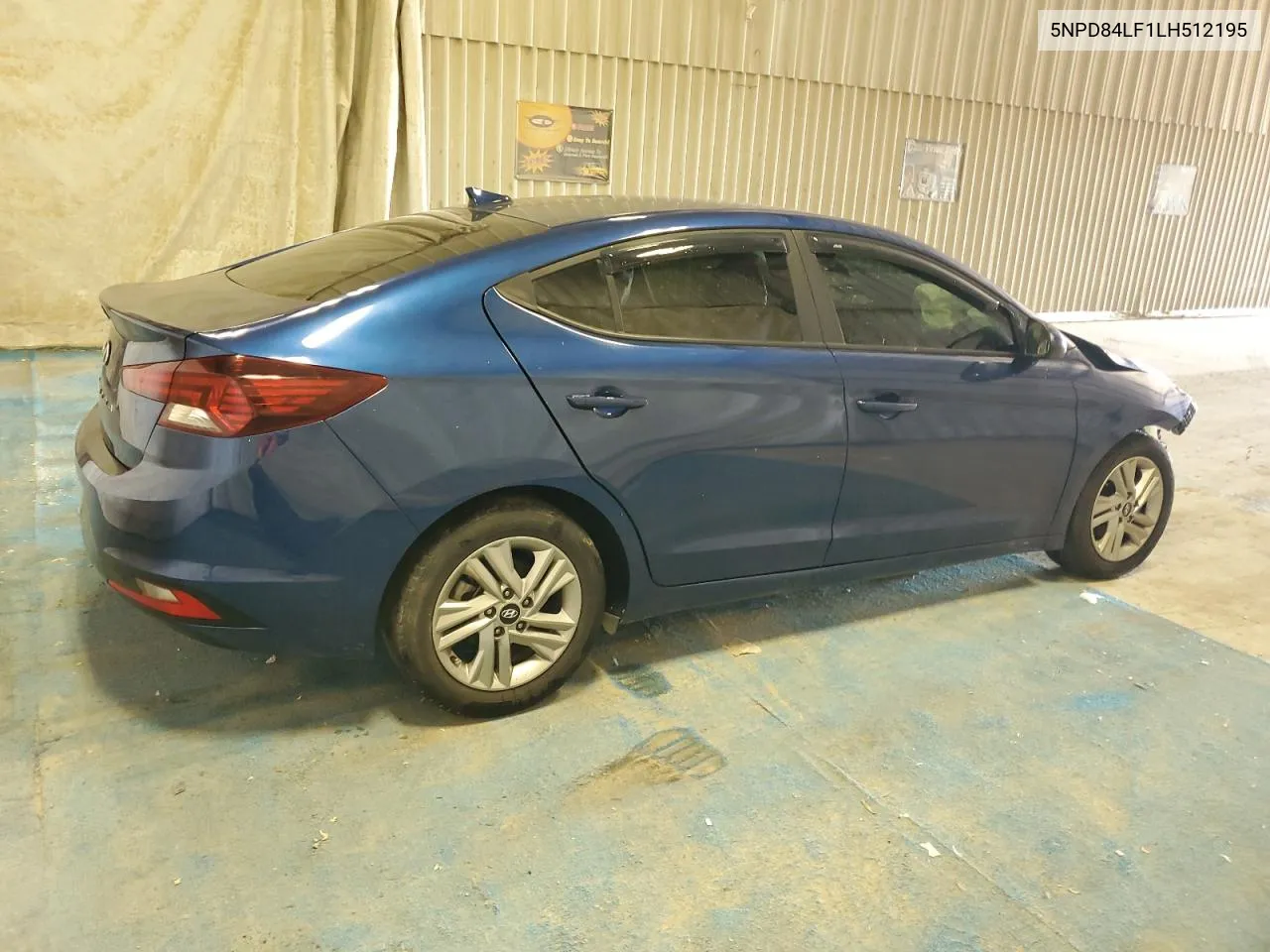 2020 Hyundai Elantra Sel VIN: 5NPD84LF1LH512195 Lot: 75182244