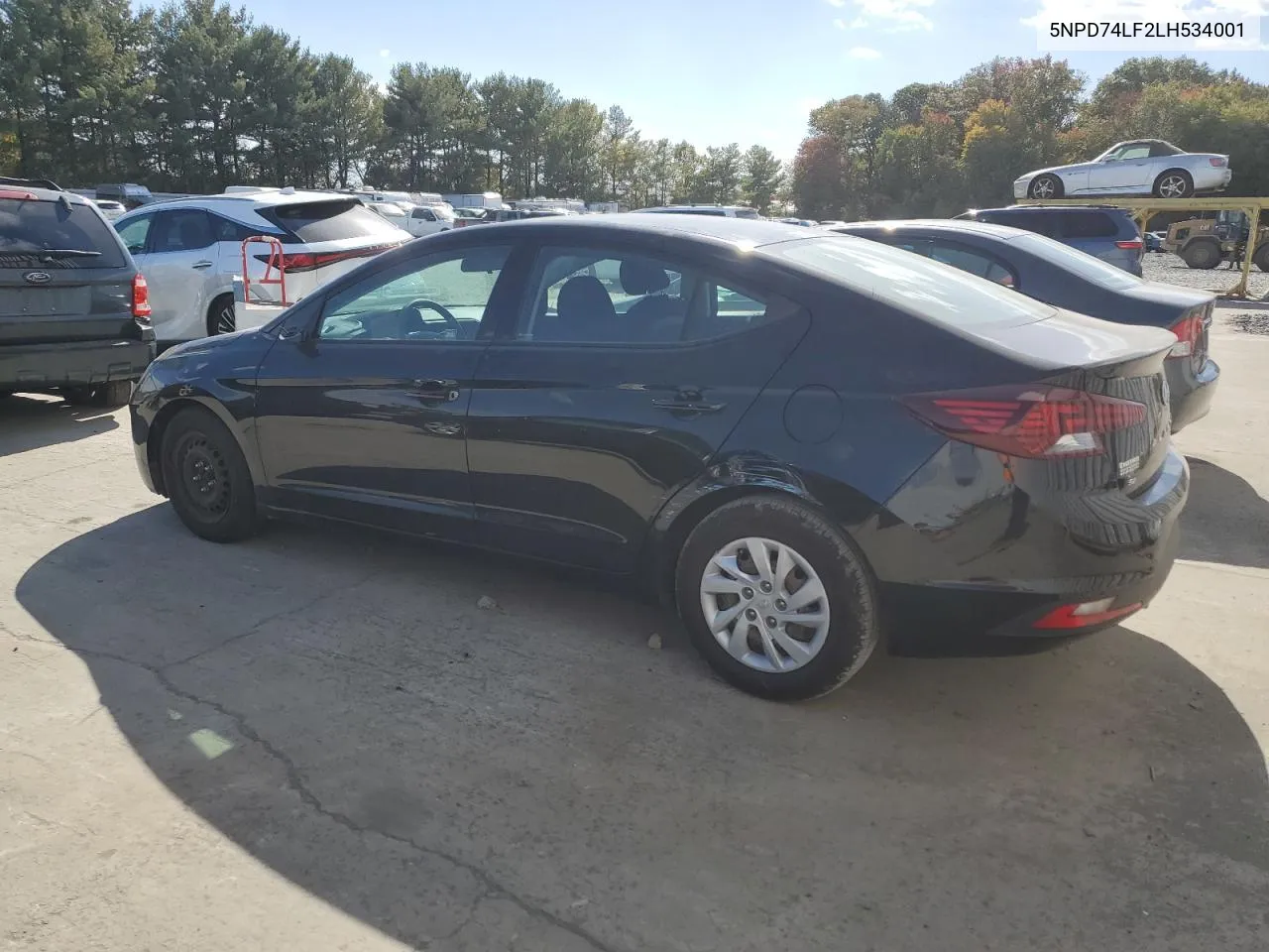 5NPD74LF2LH534001 2020 Hyundai Elantra Se