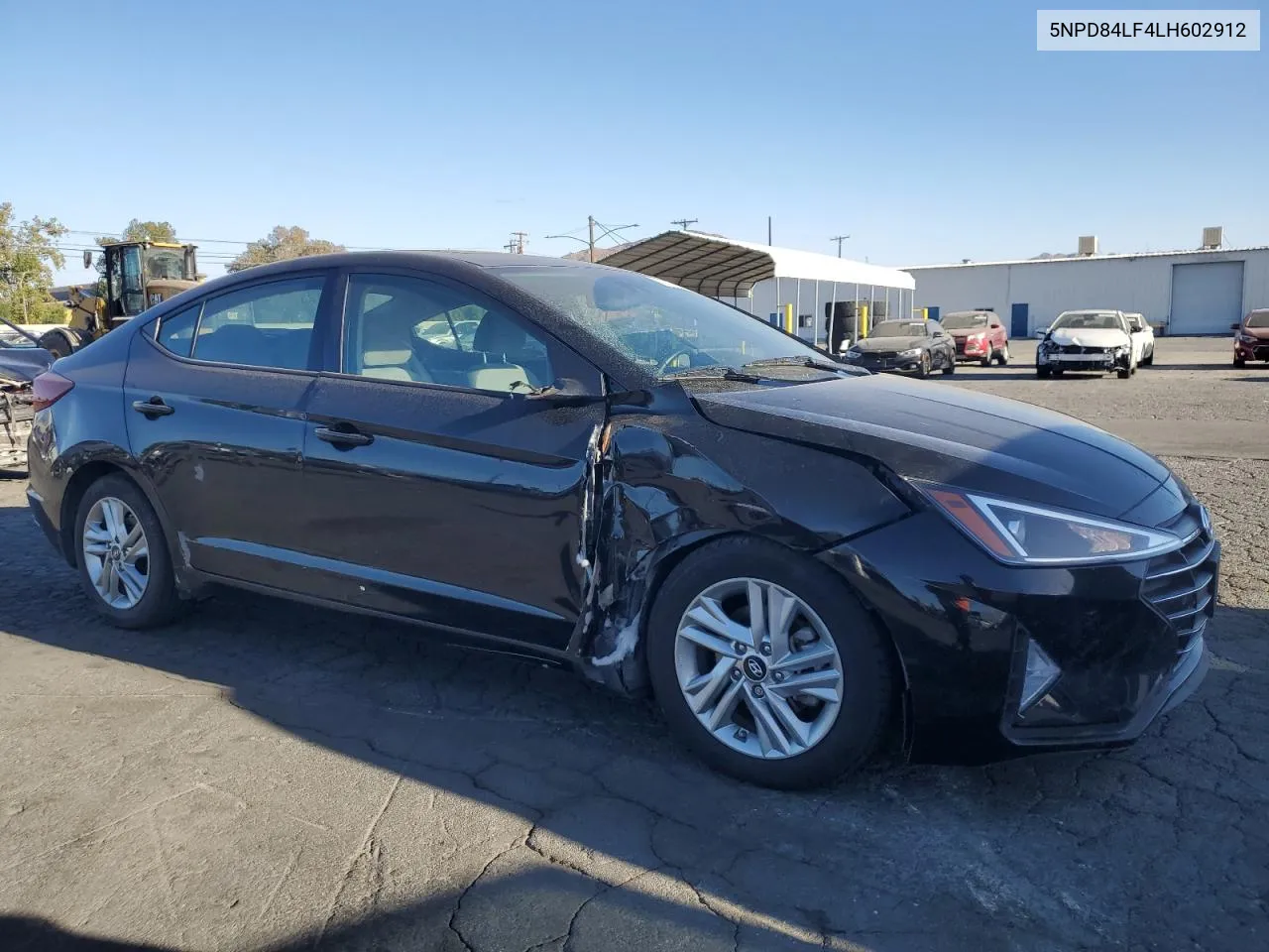 2020 Hyundai Elantra Sel VIN: 5NPD84LF4LH602912 Lot: 75772064