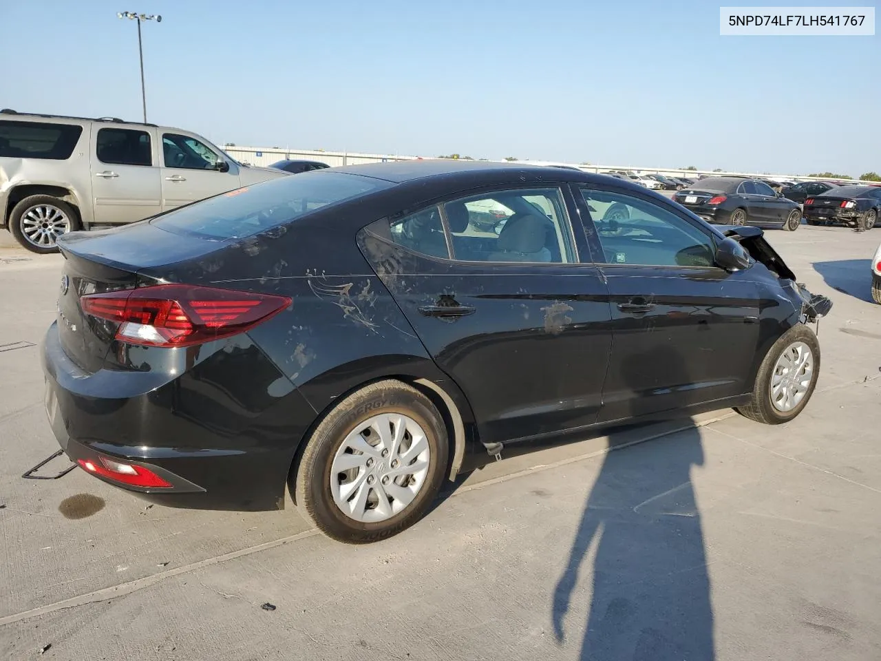 2020 Hyundai Elantra Se VIN: 5NPD74LF7LH541767 Lot: 75893814