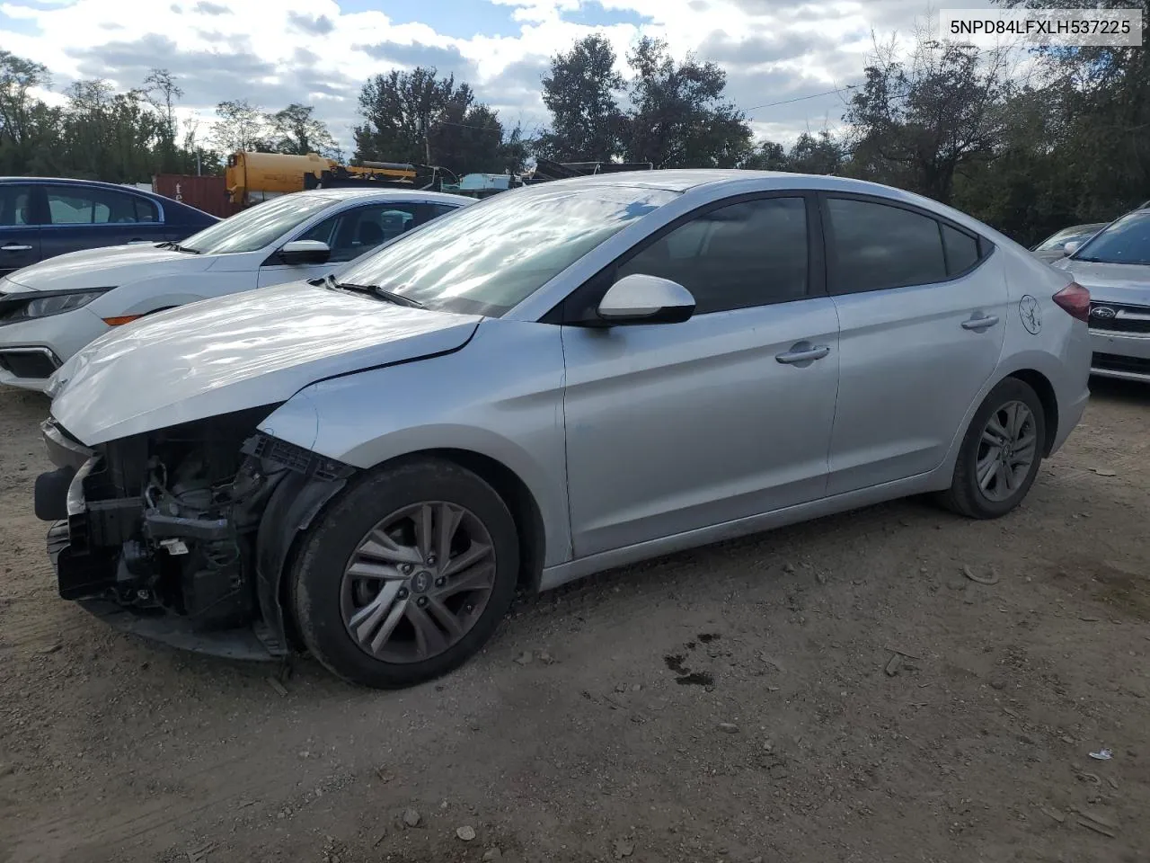 2020 Hyundai Elantra Sel VIN: 5NPD84LFXLH537225 Lot: 76043664