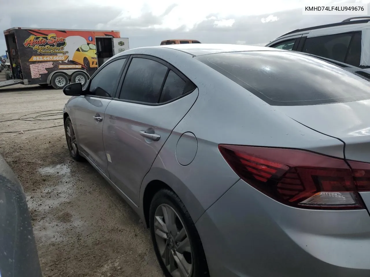 2020 Hyundai Elantra Se VIN: KMHD74LF4LU949676 Lot: 76065144