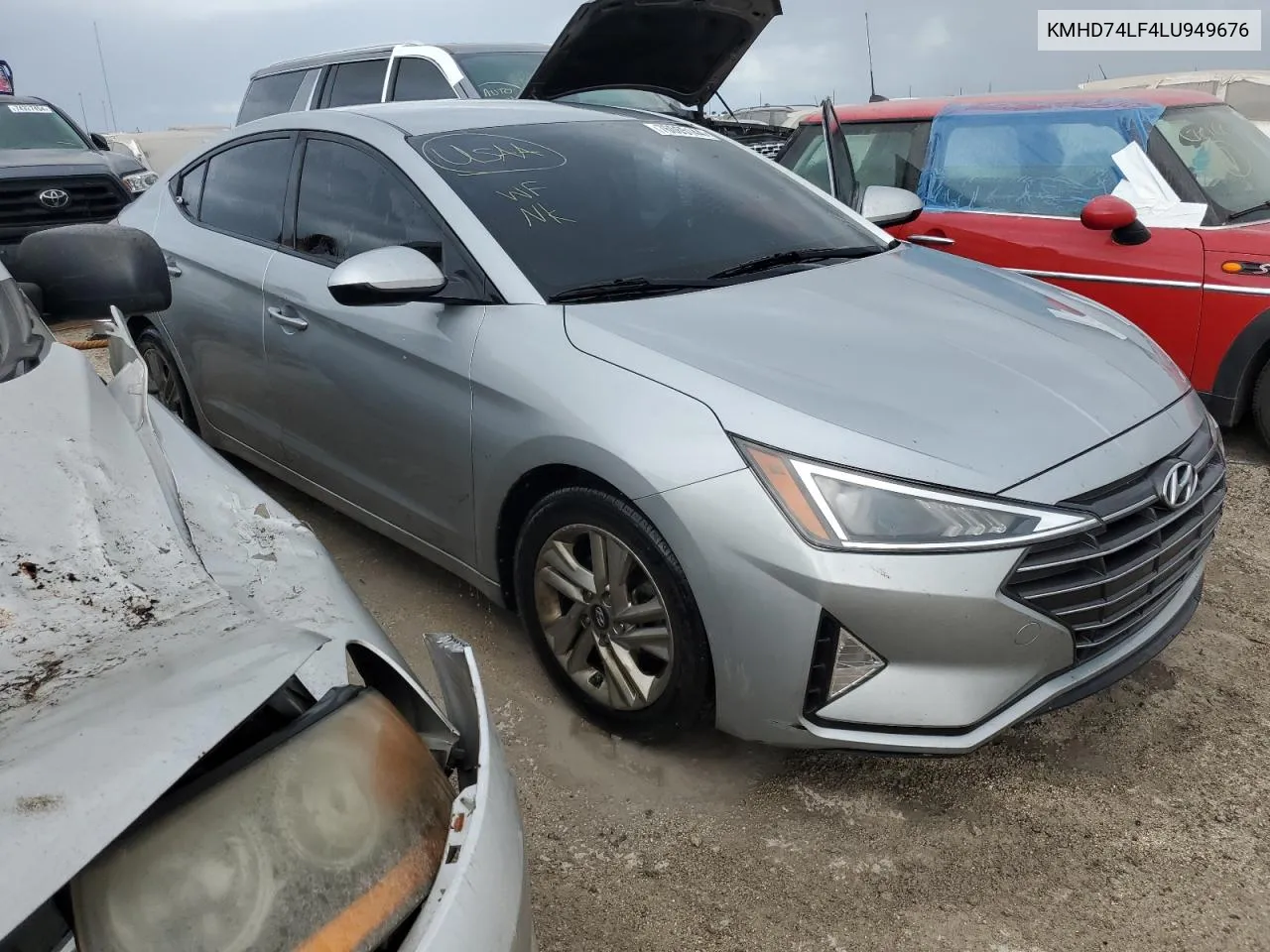 2020 Hyundai Elantra Se VIN: KMHD74LF4LU949676 Lot: 76065144