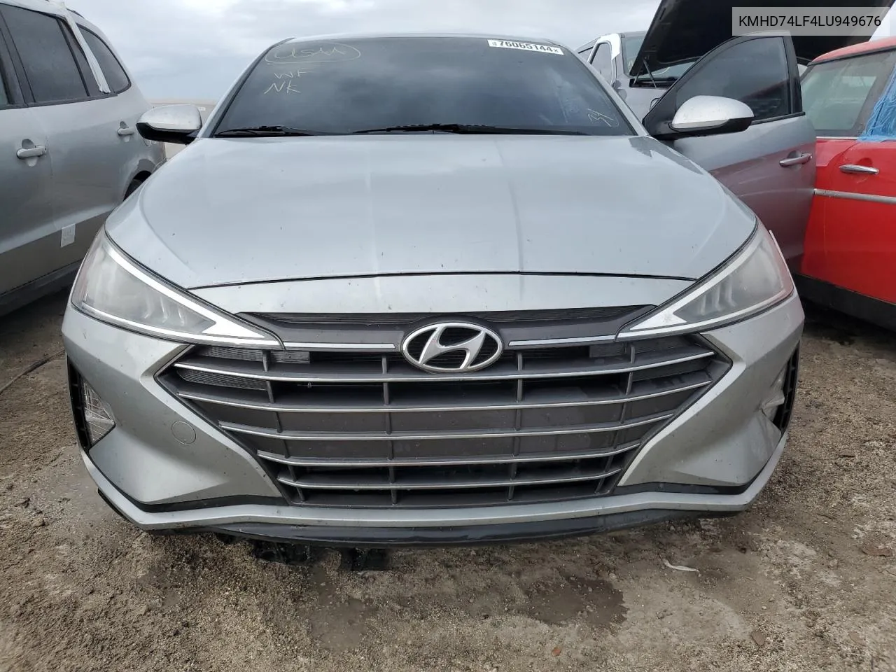 2020 Hyundai Elantra Se VIN: KMHD74LF4LU949676 Lot: 76065144