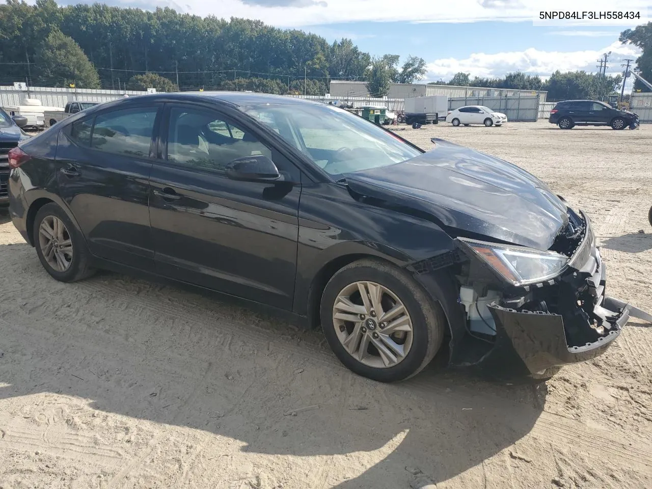 2020 Hyundai Elantra Sel VIN: 5NPD84LF3LH558434 Lot: 76200074