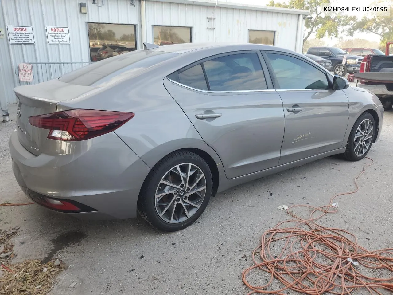 KMHD84LFXLU040595 2020 Hyundai Elantra Sel