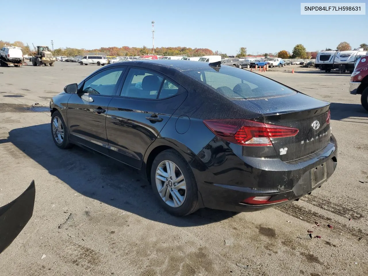 2020 Hyundai Elantra Sel VIN: 5NPD84LF7LH598631 Lot: 76650954