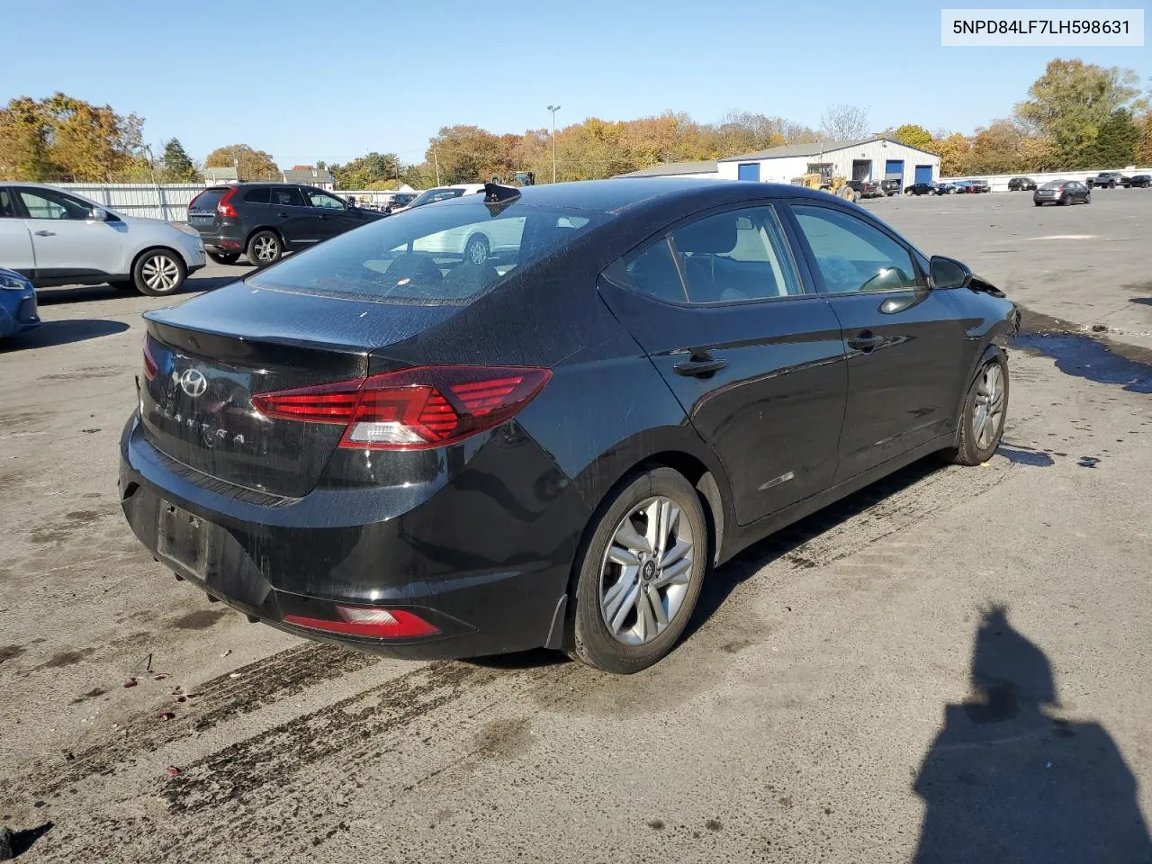 2020 Hyundai Elantra Sel VIN: 5NPD84LF7LH598631 Lot: 76650954