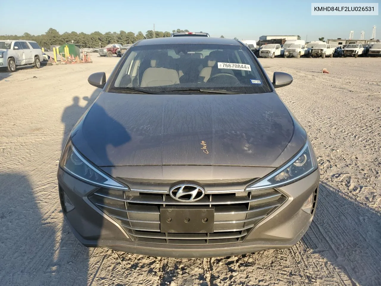 KMHD84LF2LU026531 2020 Hyundai Elantra Sel