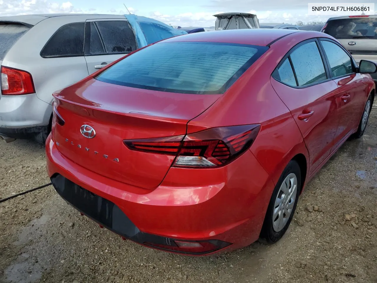 2020 Hyundai Elantra Se VIN: 5NPD74LF7LH606861 Lot: 76678344