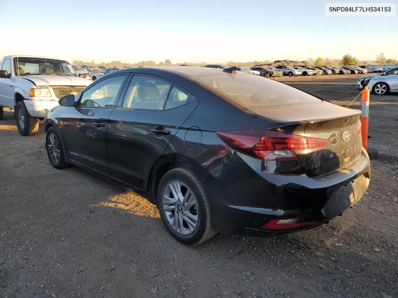 2020 Hyundai Elantra Sel VIN: 5NPD84LF7LH534153 Lot: 76705834